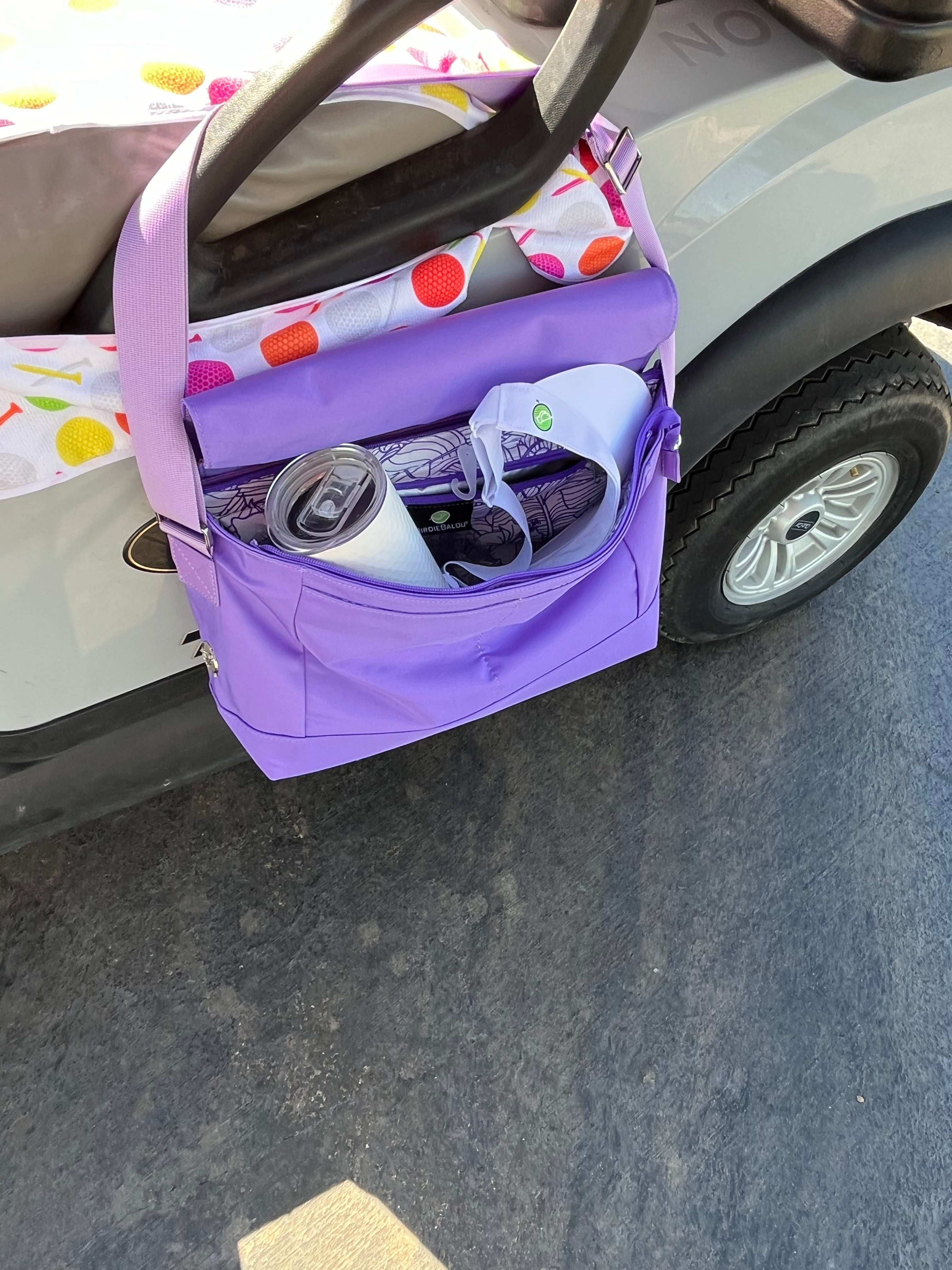 Golf Cart Seat Cover Golf Ball Brights