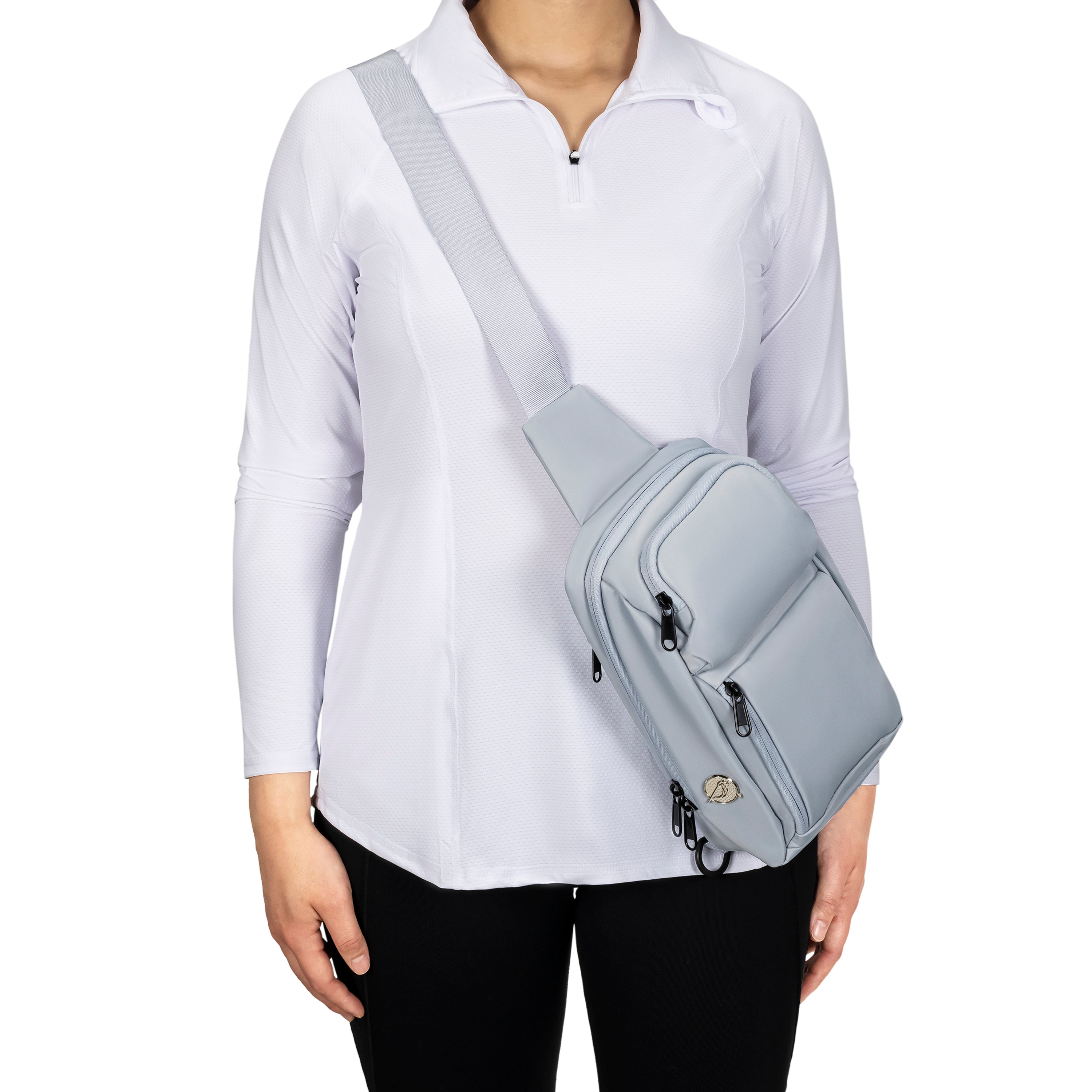 Crossbody Bag Sling Pewter