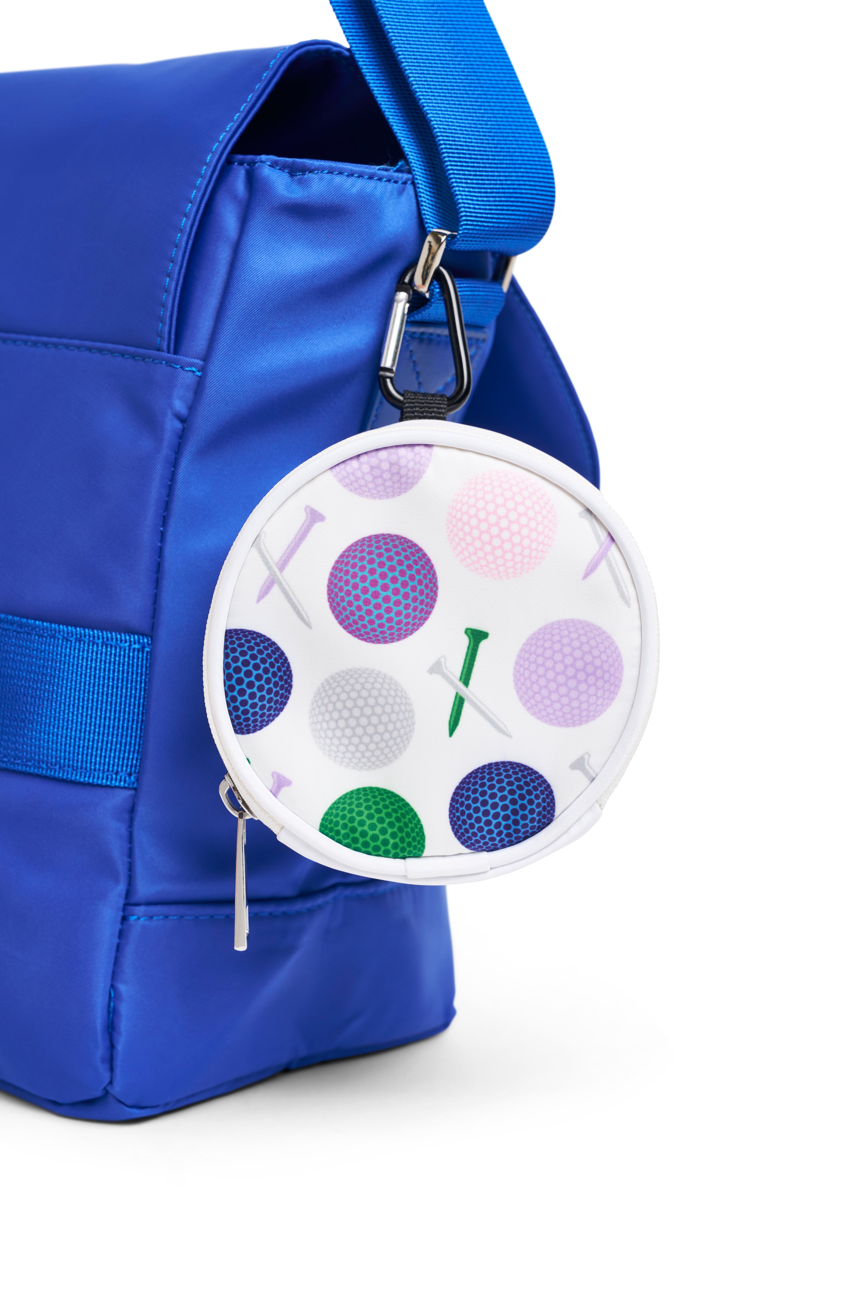 Bag Charm Round Golf Ball Lilac