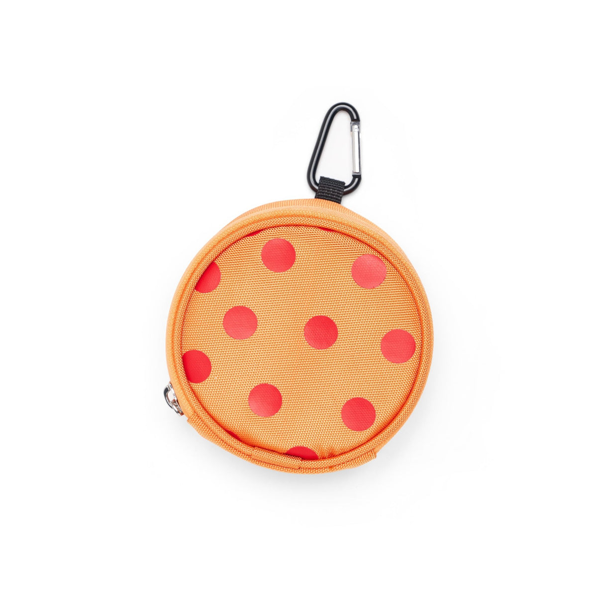 Bag Charm Round Polka Dot Orange - Birdie Balou