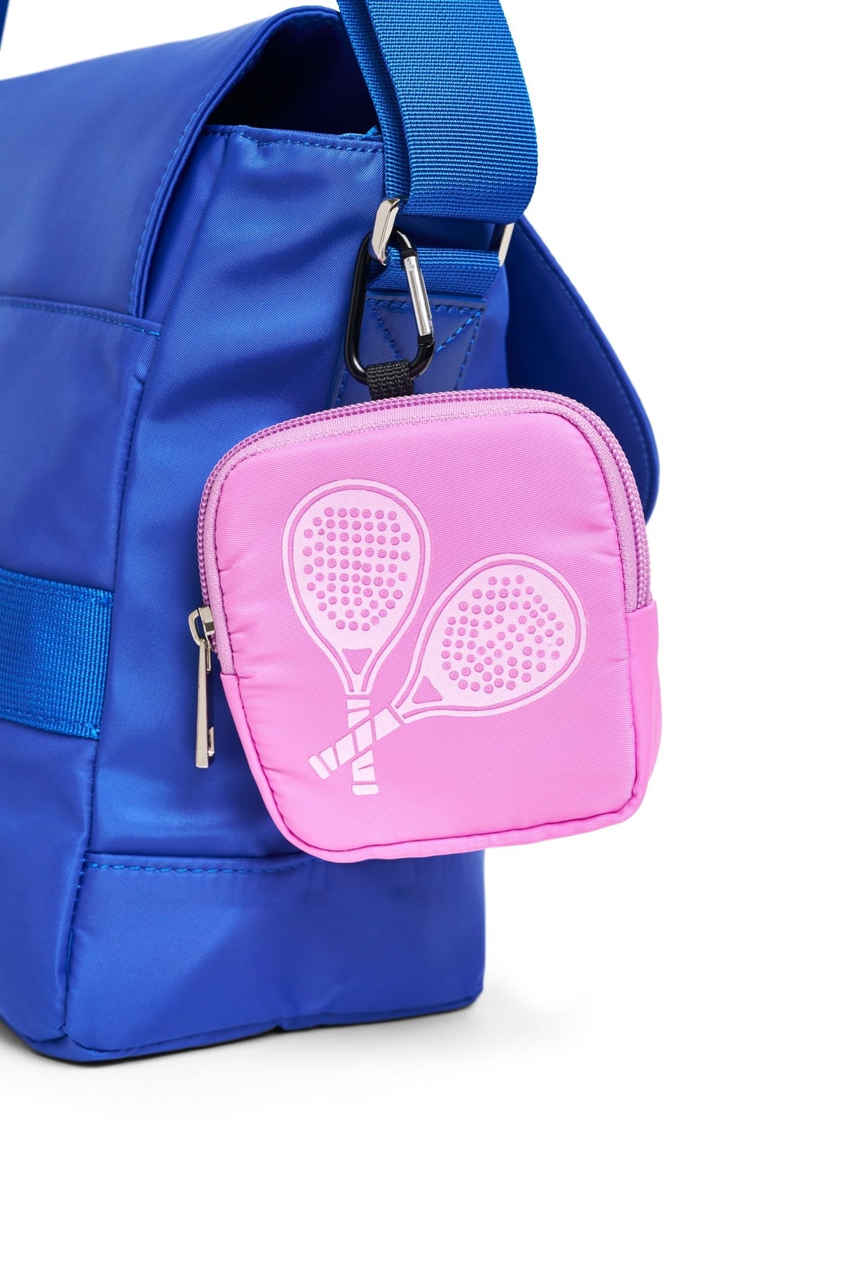 Bag Charm Square Pink Tennis Racquet - Birdie Balou