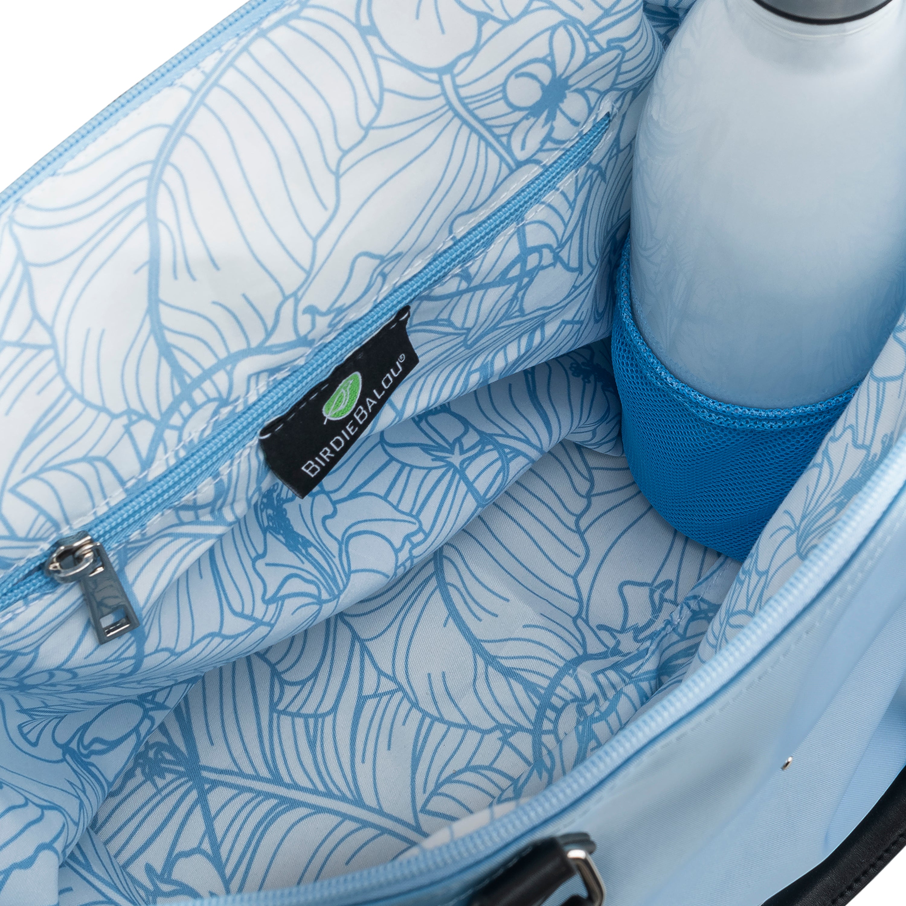 Packable Tote Bag Light Blue