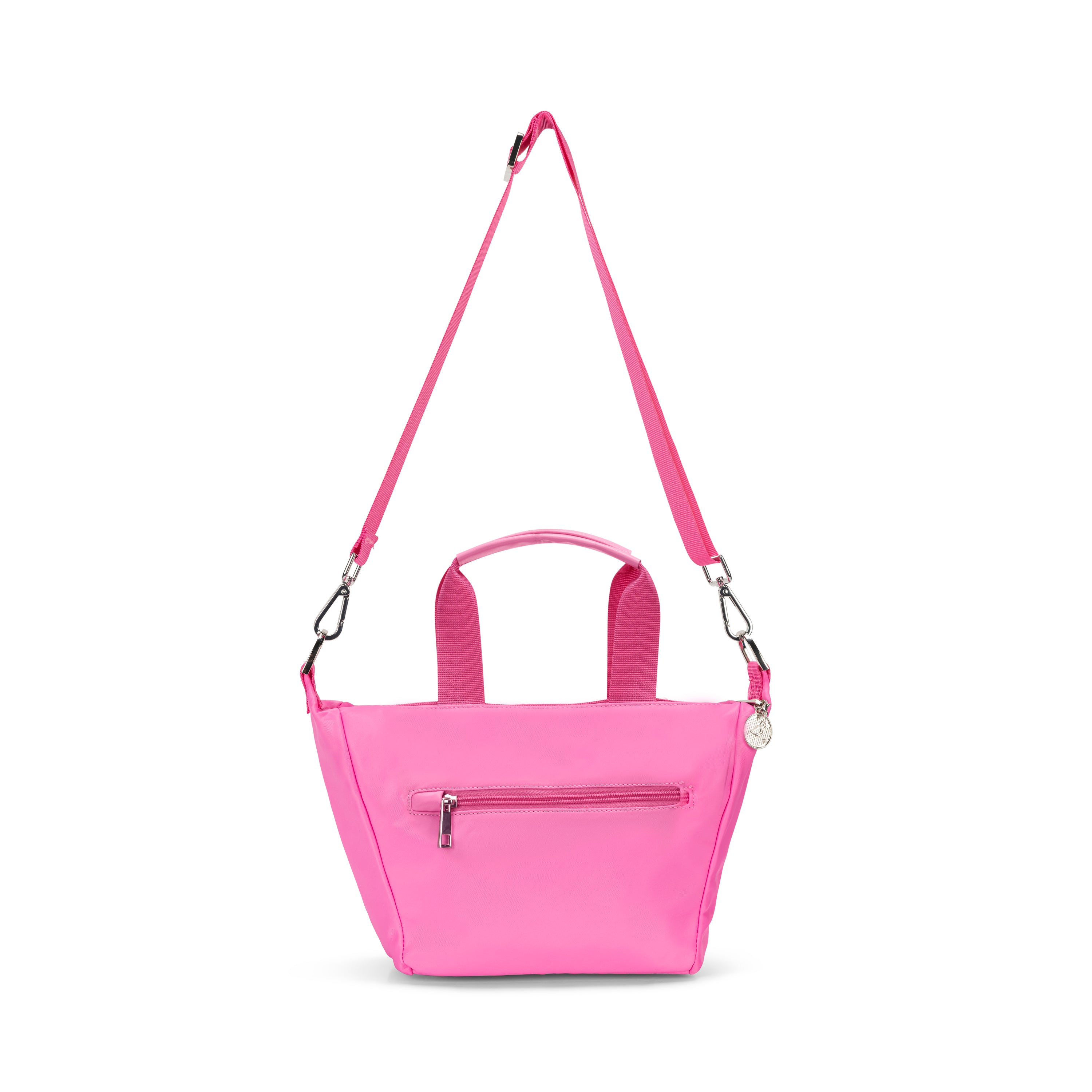 mini tote pink with strap