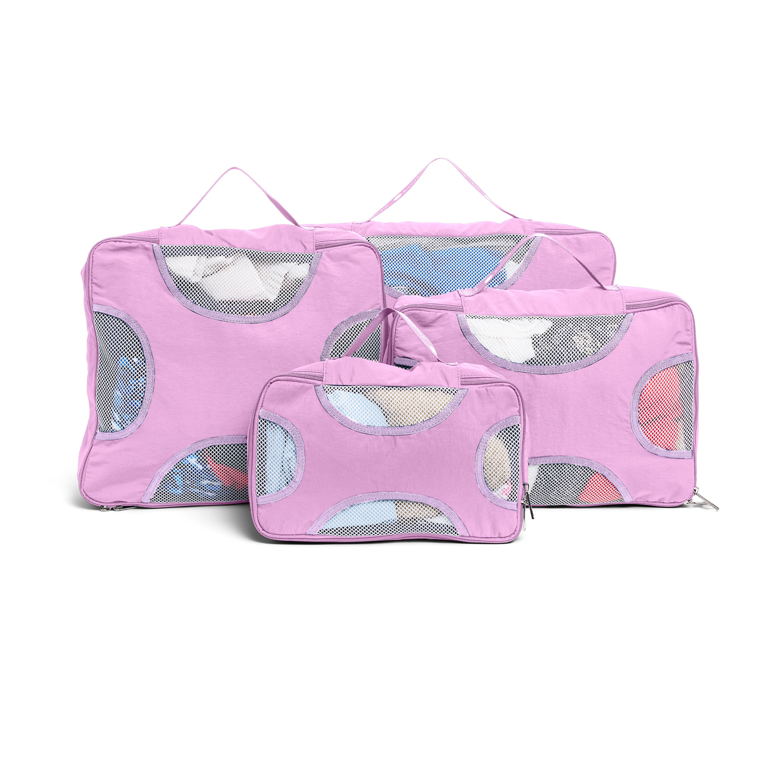 Packing Cubes 4pc Pink Tropical