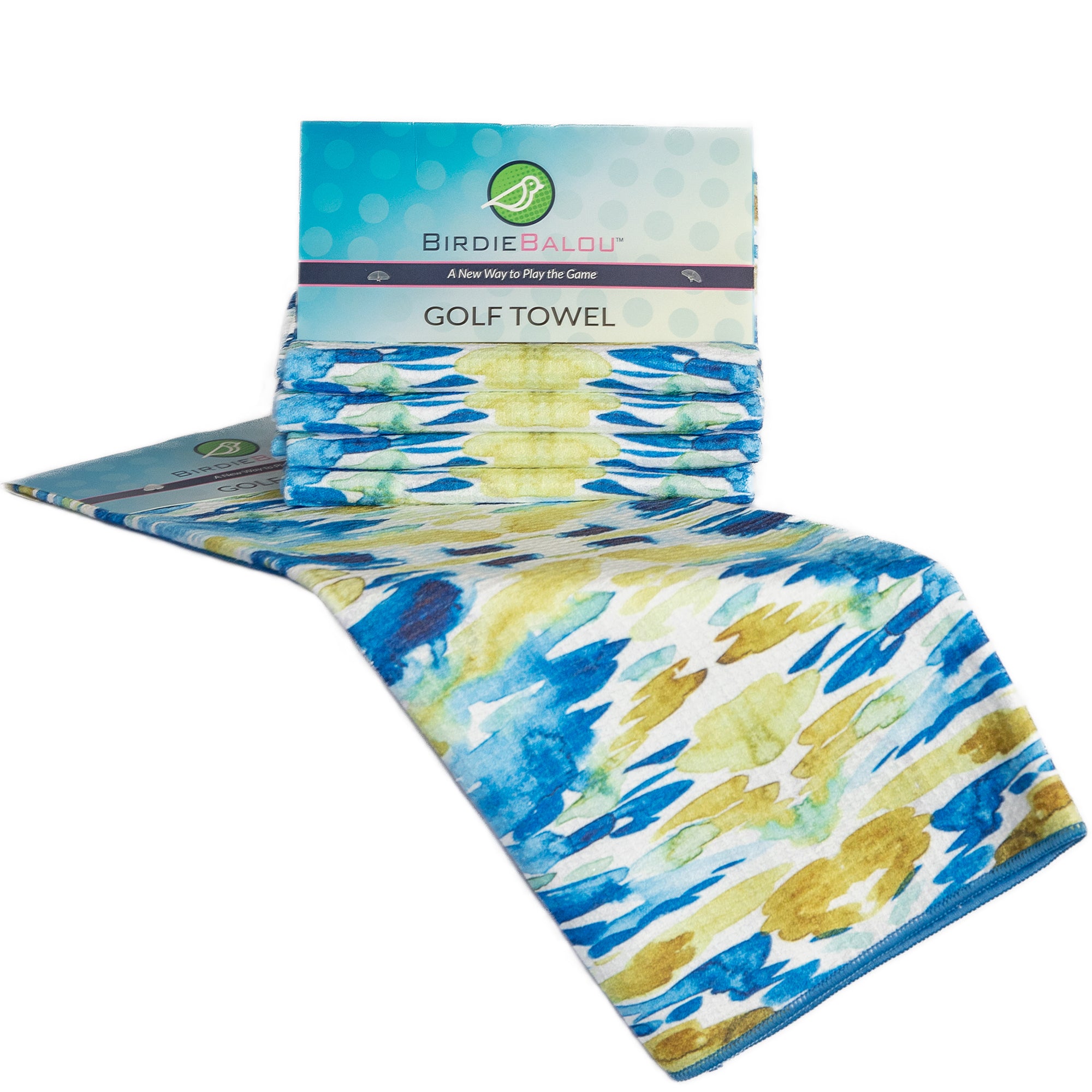 Sport Towel Ikat Blue