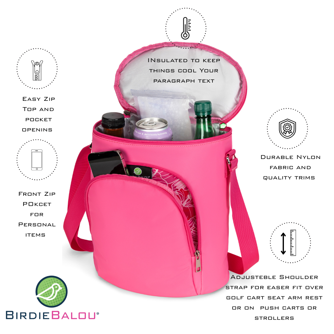 Cooler Insulated Bag Pink