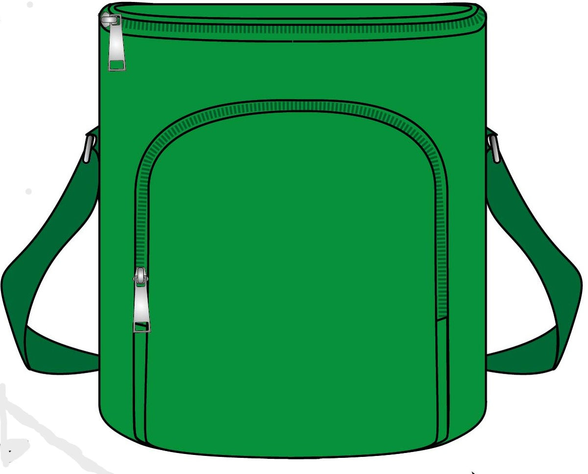 12" Insulated Cooler Bag Kelly Green