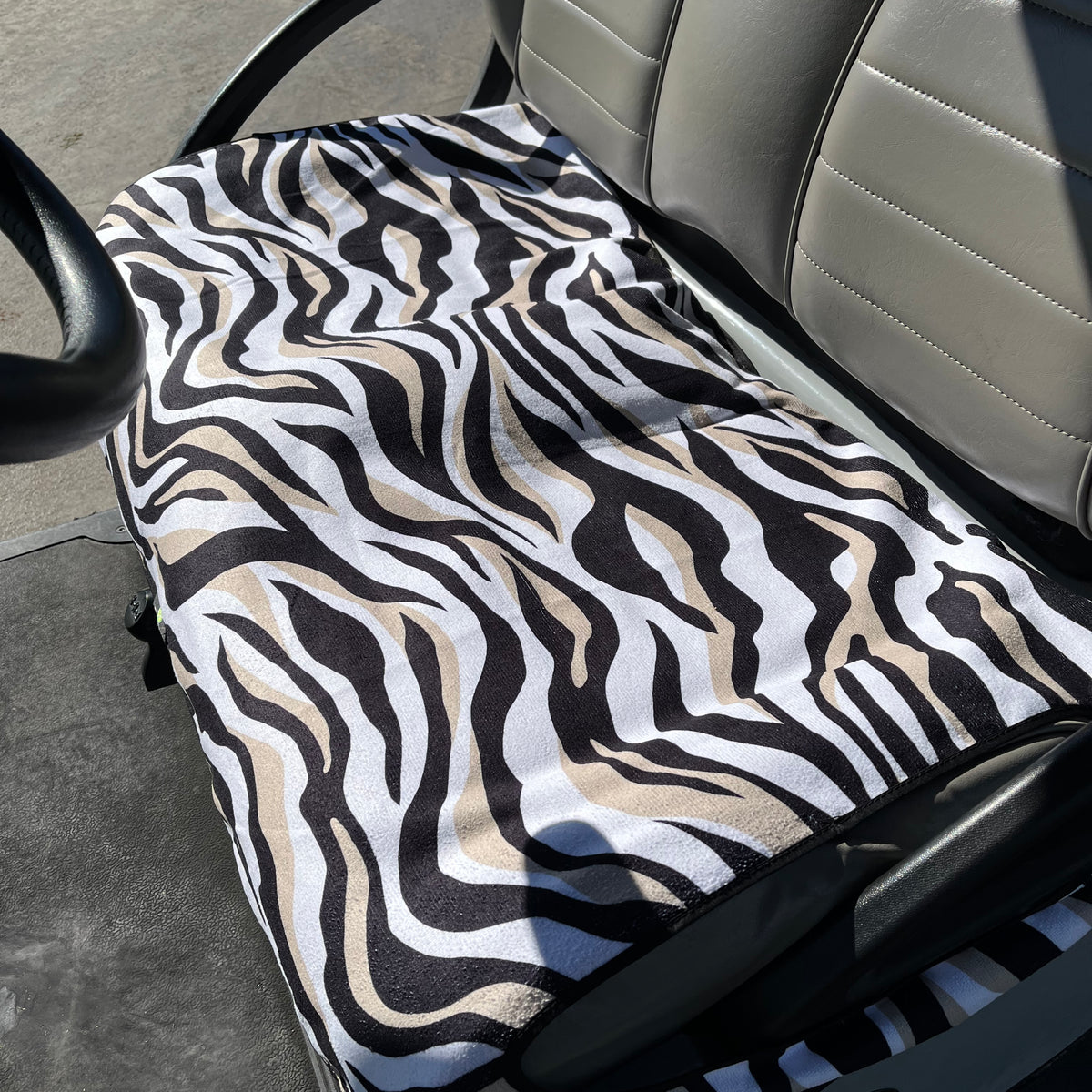 zebra car seat and stroller Golf Cart Seat Cover