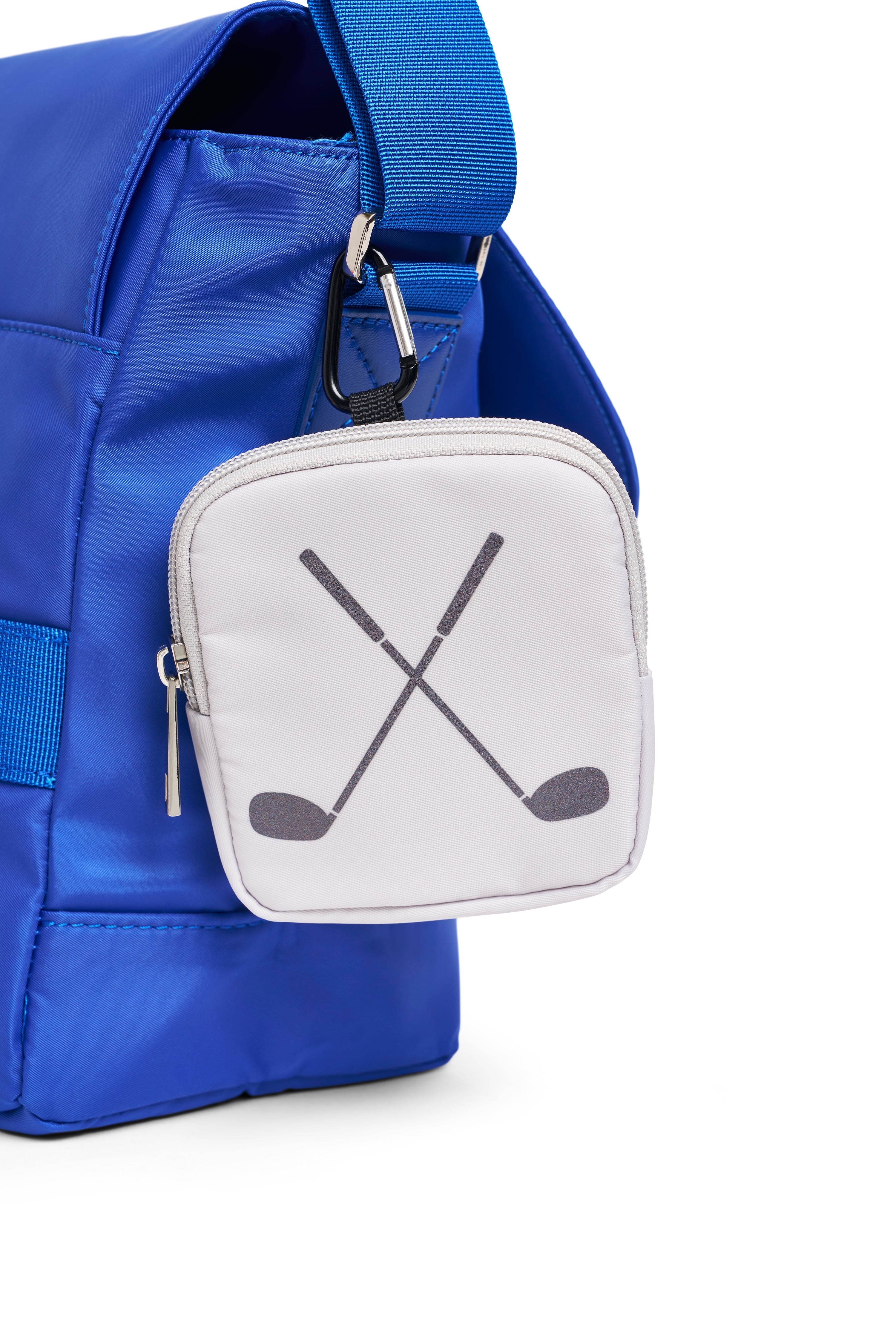 Bag Charm Square Gray Golf Clubs