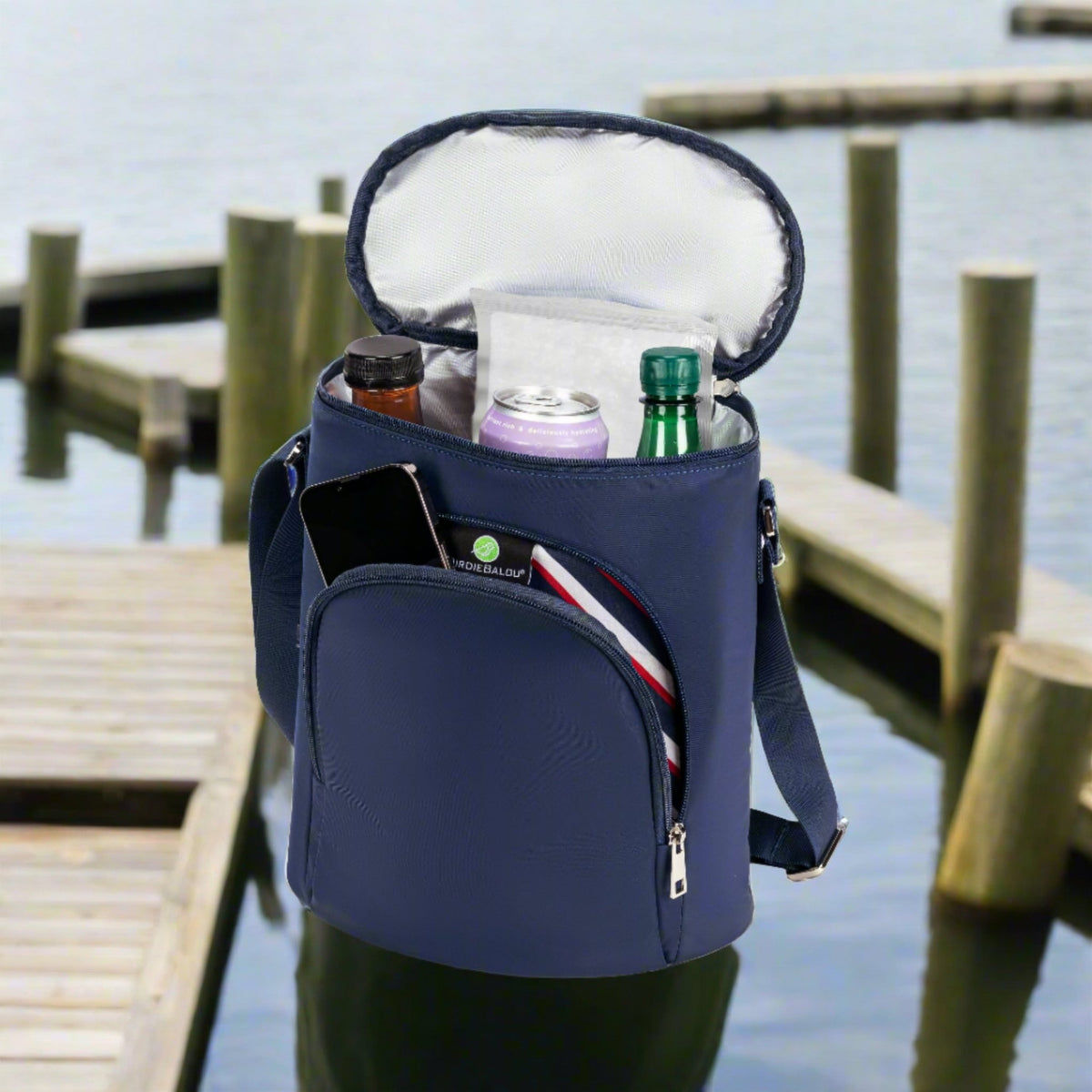 Cooler 12" Navy - Birdie Balou