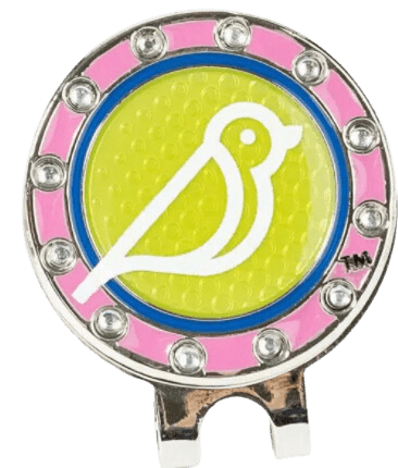 Golf Ball Marker Hat Clip Birdie Balou Icon Pink - Birdie Balou
