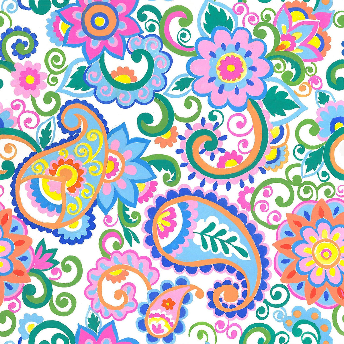 Golf Towel Boho Paisley - Birdie Balou