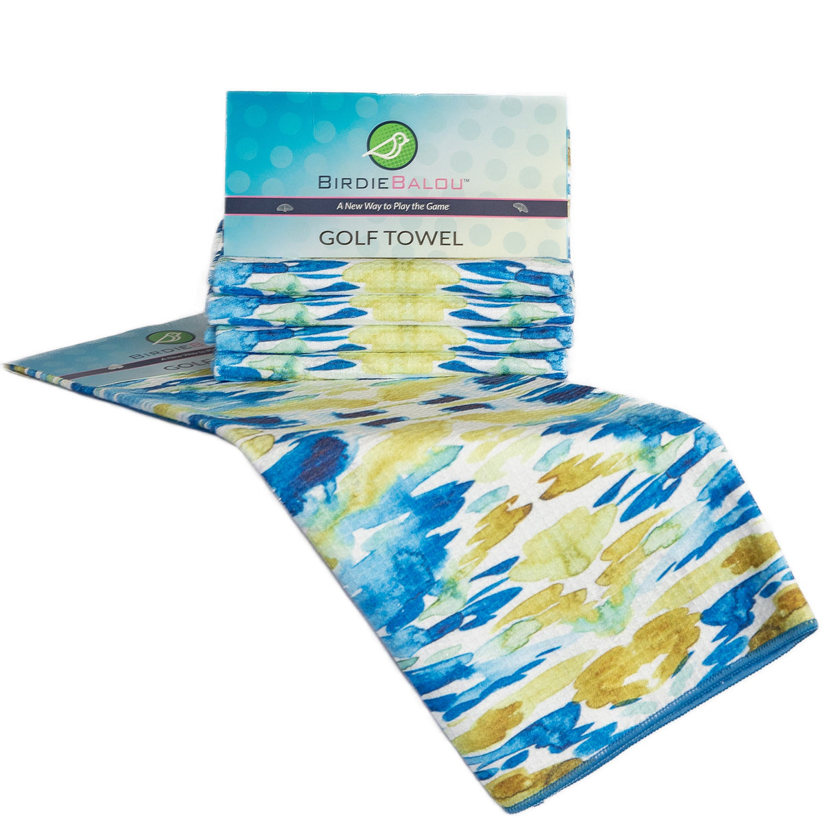 Golf Towel Ikat Blue - Birdie Balou