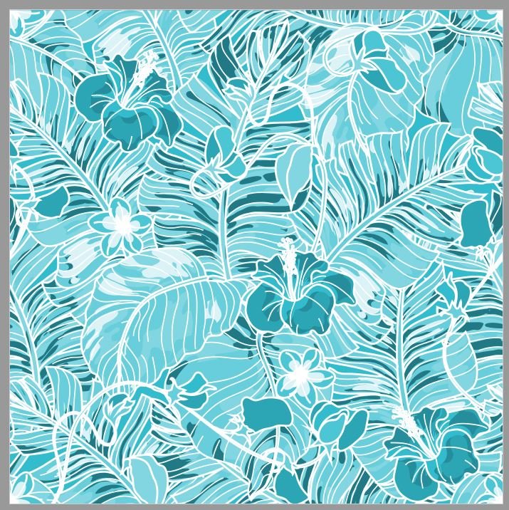 Golf Towel Tropical Aqua - Birdie Balou