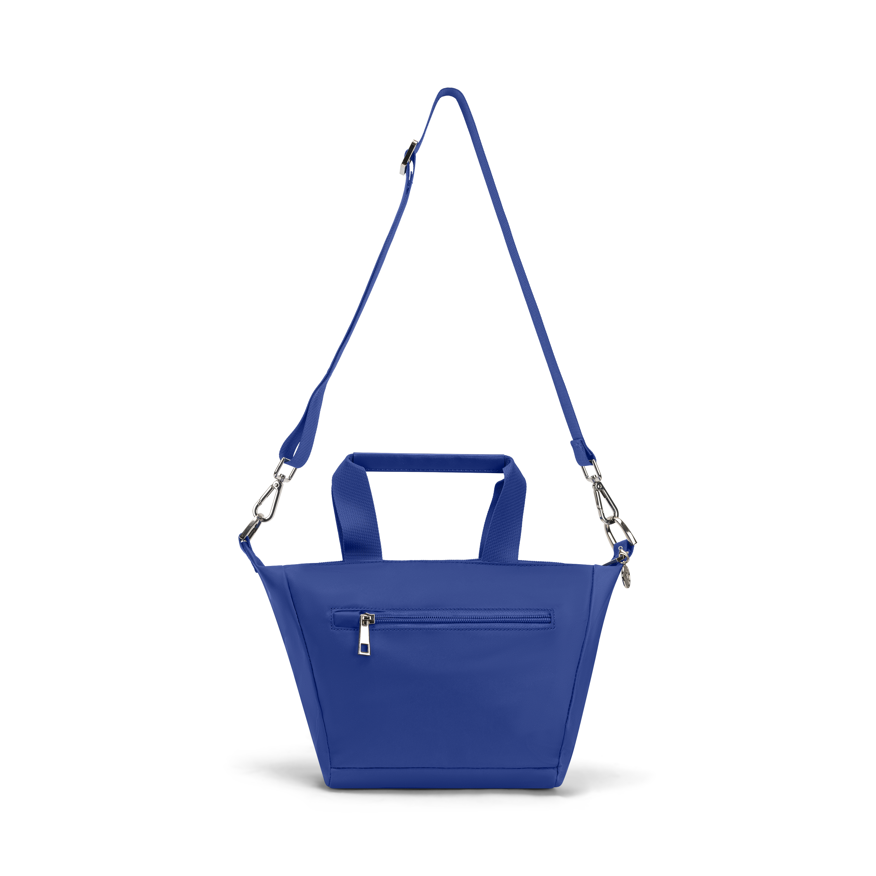 mini tote royal blue with strap 