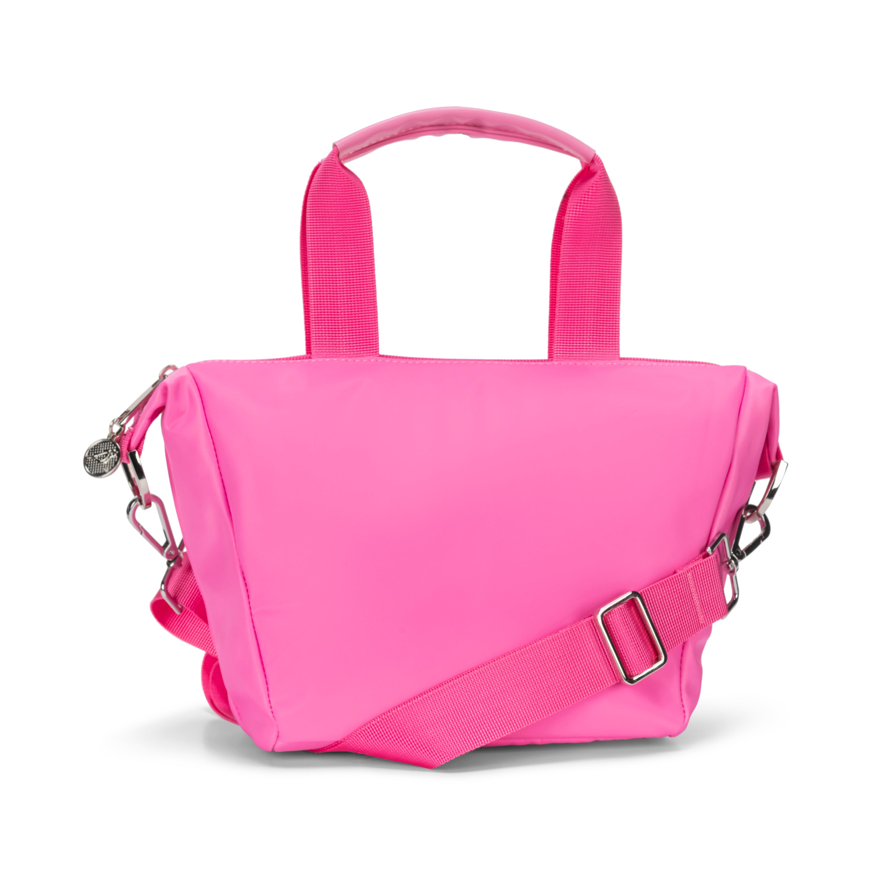 mini tote pink with shoulder strap 