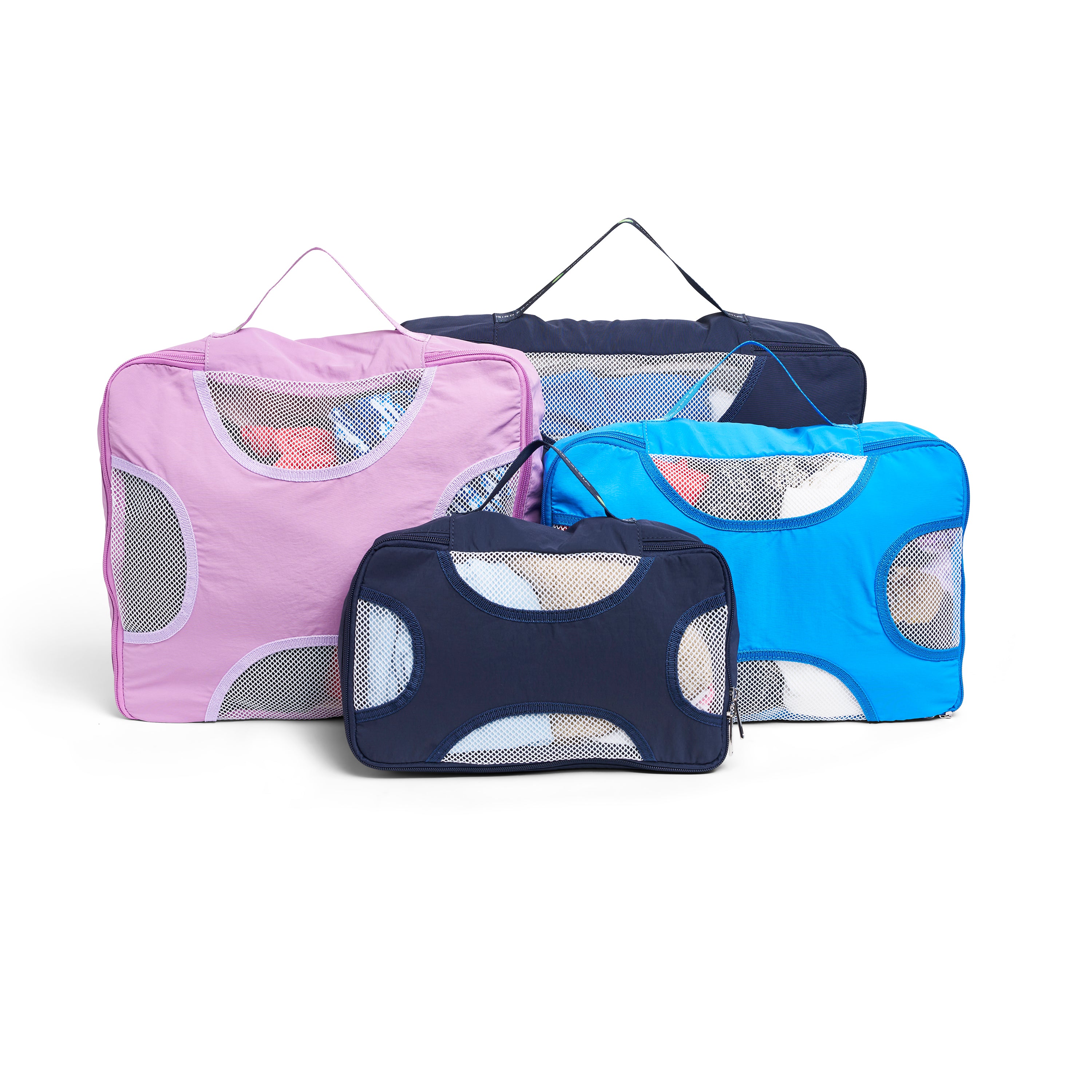Packing Cubes 4pc Azure Blue