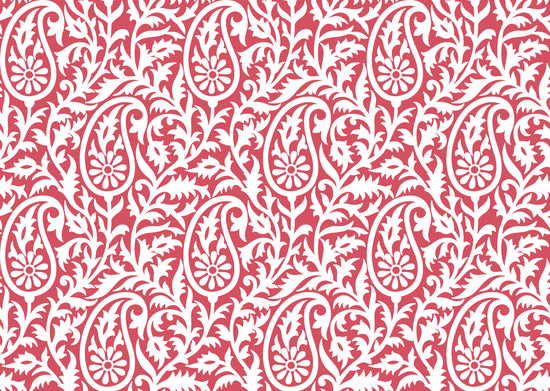 Golf Cart Seat Cover Red Paisley